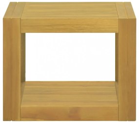 tömör tíkfa falra szerelhető fürdőszobaszekrény 45 x 45 x 35 cm