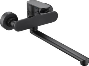 Mexen Milo fürdőkád csaptelep, hosszú kifolyó, fekete - 71335-70