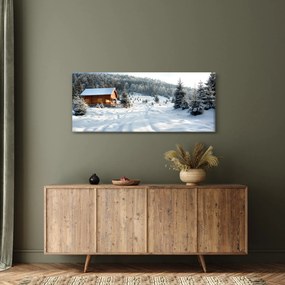 Kép - Hegyi kunyhó (120x50 cm)