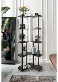 NOTO állólámpa polcokkal 1xE27/40W/230V fekete