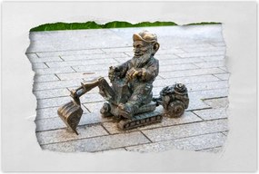 Poszter 60x40 Törpe kotrógép