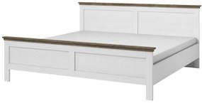 Franciaágy 140 cm Elvina S DJU30 (sötét lefkas tölgy + hamu). Akció -16%. 1118218