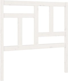 vidaXL fehér tömör fenyőfa ágyfejtámla 95,5 x 4 x 100 cm
