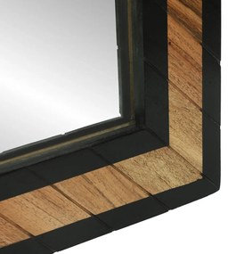 Tükör 70x2x70 cm Tömör fa akác