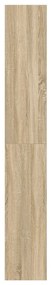 Könyvespolc Sonoma tölgy Mérnöki fa 100 x 30 x 198 cm Polcozás