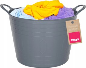 Multifunkciós Kerti Szennyestartó Kosár Fogantyúkkal Rugalmas 15L Szürke