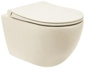 VitrA VitrA Project wc soft close ülőkével felakasztható taupe matt felülettel hátsó kifolyással 7510-020-6319