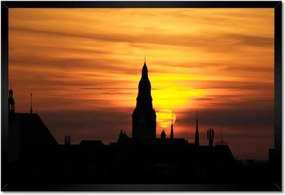 Bekeretezett poszterek 60x40 Lenyugvó nap