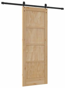 Csúszó ajtó Egyéb ORKDAL Természetes és fekete 73.5 x 198.5 cm