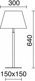 Novolux FIRENZE 507D-G05X1A-35 Asztali lámpa 1x60W/E27 IP20