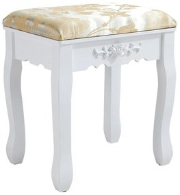 Tükrös fésülködő asztal székkel, Rome több színben-fehér