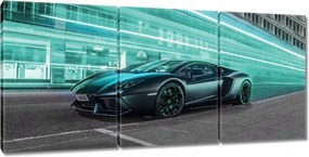 Vászonkép 150x70 Szuper autó Türkiz