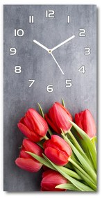 Téglalap alakú üvegóra Piros tulipánok pl_zsp_30x60_f_99719823