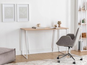 Íróasztal Nidupe 5 (zafír tölgy + fehér) . Akció -20%. 1094958