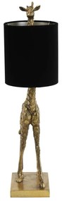 Fekete-bronzszínű asztali lámpa (magasság 61 cm) Giraffe – Light &amp; Living