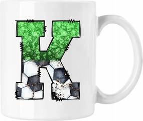 Bögre Labda Ábécé K betű 2 Fehér 330ml