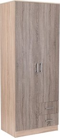 Miami gardróbszekrény 80x205 cm yorki tölgy-sonoma tölgy