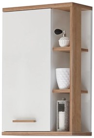 Fehér függő fürdőszoba szekrény 51x75 cm Set 923 - Pelipal