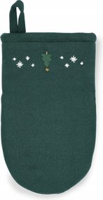 Juna Christmas Pamut Konyhai Kesztyű Zöld