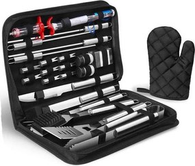 Avenberg ELEMENT 27-részes grillszerszám szett