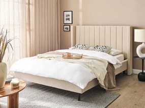 Franciaágy 140 cm Vue (bézs boucle) (ágyráccsal). 1076452