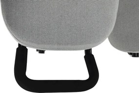 Ergonómikus térdeplőülés, szürkésbarna Taupe/fekete, RUFUS