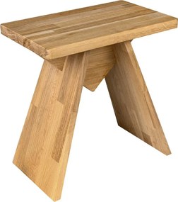 Sapho Sapho, ASTYLE szék 40x41x25cm, tömör natúr tölgy, AS410