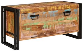 Cipőszekrény Barna 90 x 38 x 45 cm tömör újrahasznosított fa