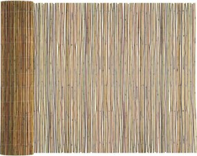 vidaXL Bambusz kerítés Természetes 400 x 150 cm bambusz