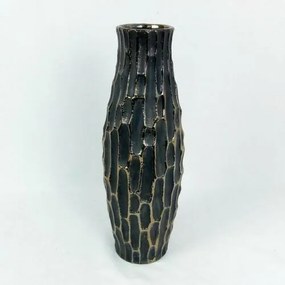 Kerámia váza fekete 37 cm