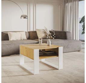 Dohányzóasztal Corosta 2 (artisan tölgy + fehér) . 1097159