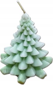 Kézzel készített illatos szójagyertya karácsonyfa, karácsony