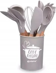 Alpina ED224027 Konyhai eszköz készlet 12 részes világosszürke