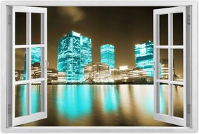 Poszterek 120x80 Kék felhőkarcolók London