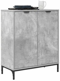 Széf Beton szürke 69.5 x 33 x 82 cm Faanyag