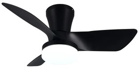 Fekete LED mennyezeti lámpa Randers – Trio