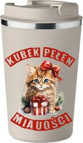 Thermo bögre karácsonyi ajándék Szeretettel Teli vicces cica