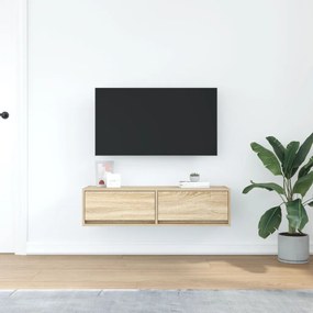 TV Szekrény Sonoma Tölgy 100x31x25,5 cm Mérnöki Fa