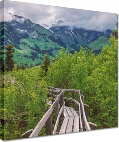 Festmények 30x30 Híd Építészet Tájkép