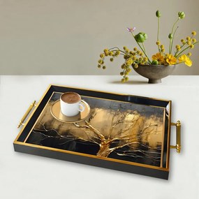 Üveg tálca, 38×24 cm – TPA9928