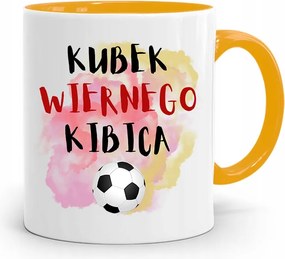 Szurkolóknak Szurkolói Bögre Sárga Ajándék fényképes nyomattal