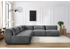 Szürke sarokkanapé (variálható) Jeanne – Bobochic Paris