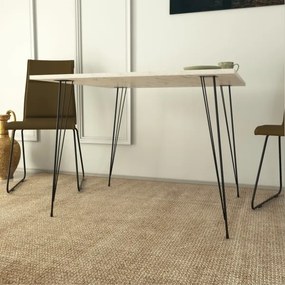 Étkezőasztal SANDALF 75x90 cm fehér/fekete