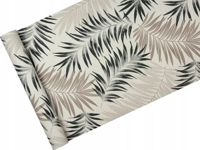 Tapéta a szobába bézs Pálmalevelekkel