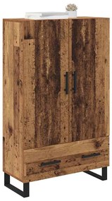 Magasfiú fiókkal Öreg fa 69,5 x 30 x 115 cm Faanyag