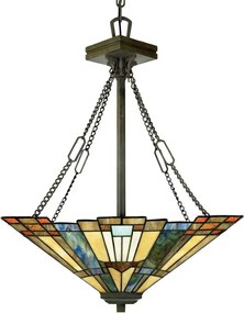 Quoizel INGLENOOK QZ-INGLENOOK-P-B Függőlámpa 3x60W/E27