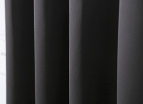 2x OXFORD fekete függöny 140x250 cm