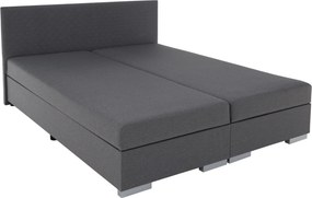 Boxspring ágy, szürke, 160x200, ADARA