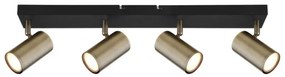 Globo 57911-4M - ROBBY 4xGU10/35W spotlámpa, fekete/fém
