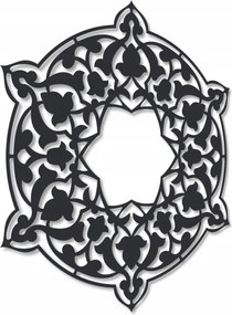 Mandala Fali Kép Áttört Fali Dekoráció Áttört Panelek Triptichon XL